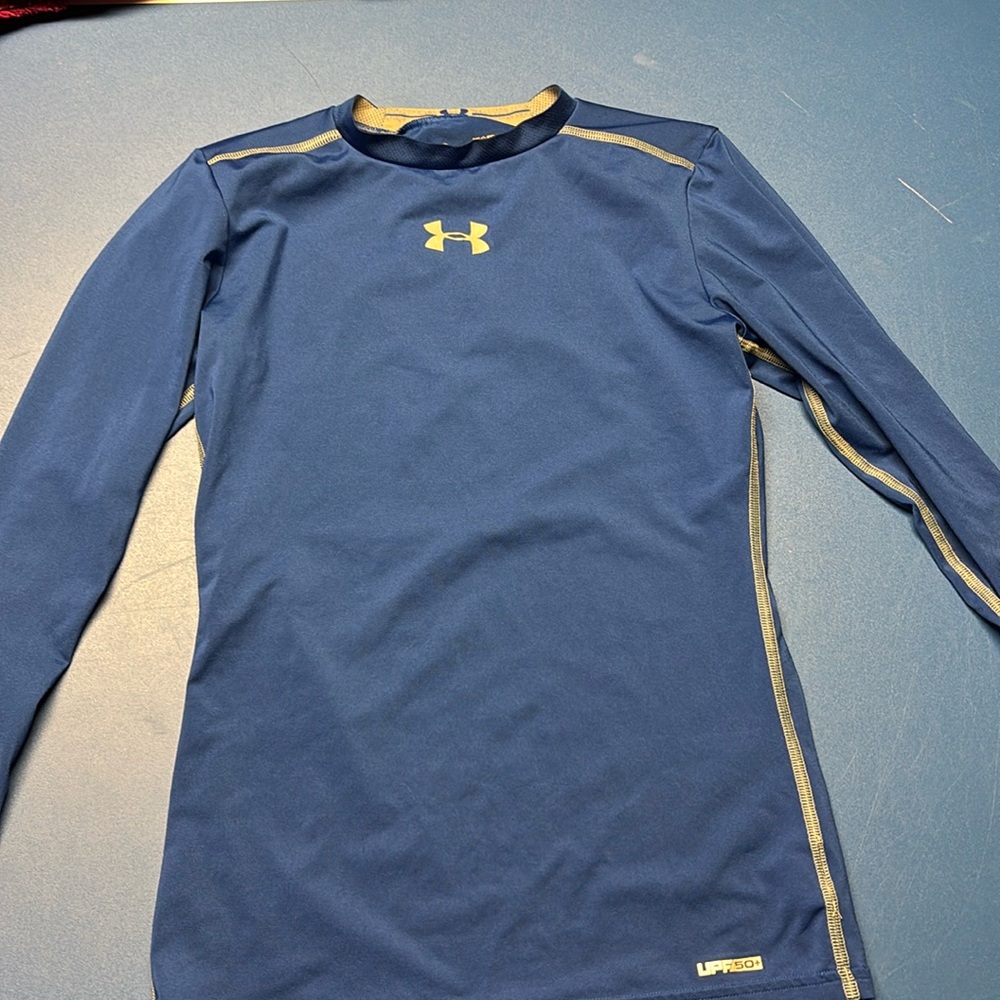 Under Armour royal blue heat gear